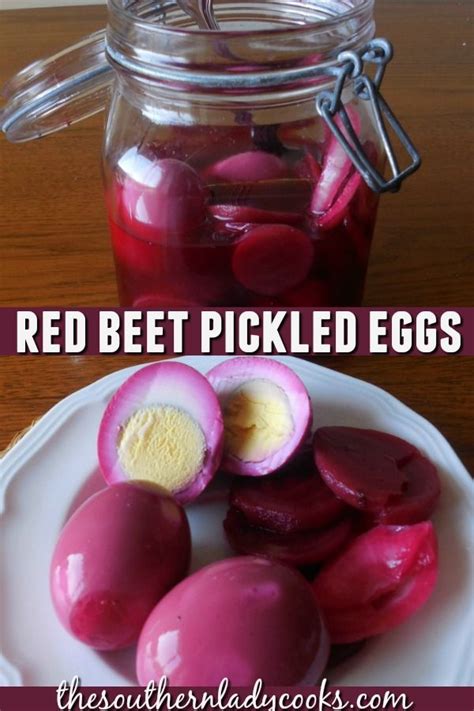 Red Beet Pickled Eggs The Southern Lady Cooks Pickled Eggs