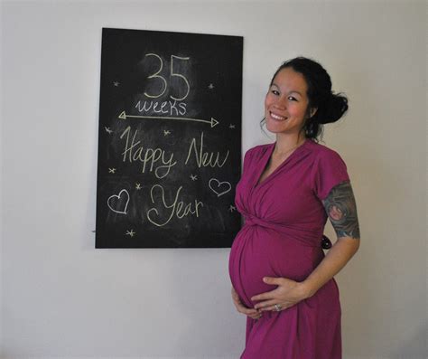 35 Weeks Pregnant The Maternity Gallery