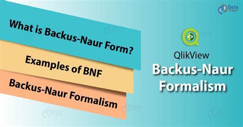 Qlikview Backus Naur Form Example Of Bnf In Qlikview Dataflair