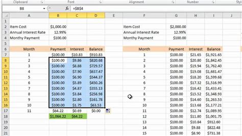 Credit Card Interest Calculator Excel Template