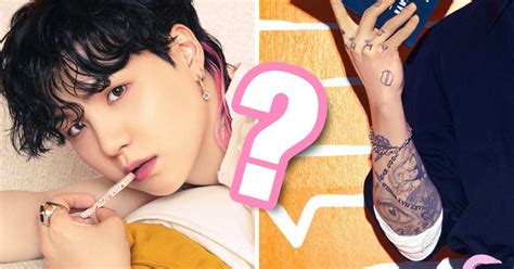 Will Btss Suga Ever Get Tattoos Heres His Answer Koreaboo
