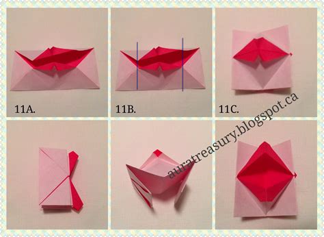 Below, we have provided simple instructions on how to make an interesting origami card with a couple of sheets of paper. AuRa Treasury: DIY Valentine's Origami KISSSSSSSSSSSSS