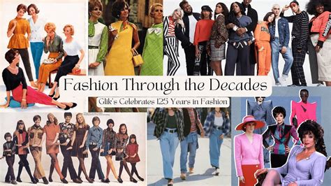 Fashion Through The Decades Gliks Celebrates 125 Years