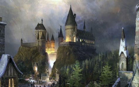 Hogwarts Castle From Harry Potter Desktop Wallpaper Gambaran