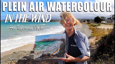 Plein Air Watercolor Painting In The Wind Demonstration For Beginners