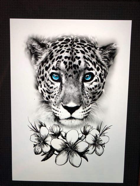 Leopard Tattoo Drawing