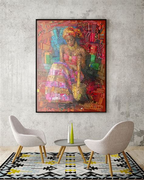 The African Bricks The Pap Lady Limited Edition Fine Art Prints