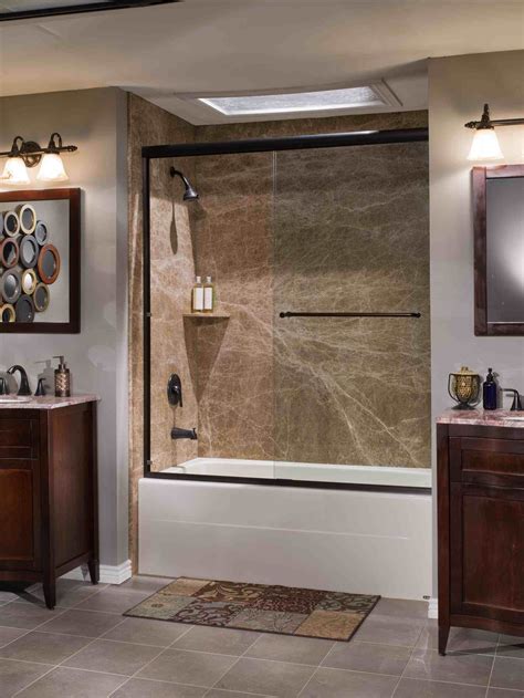 Alcove Bathtub Shower Ideas 75 Most Popular Bathroom With A Shower