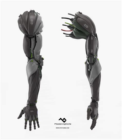 Artstation Prosthetic Arm Concept Ryo Yambe Cyberpunk Cyberpunk