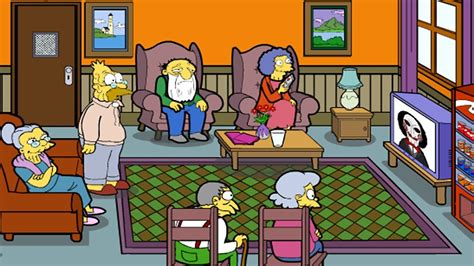 The game homero simpson saw game you have to help homer to return his family, kidnapped evil puppet. Abuelo Simpson Saw Game - Trailer | Doovi