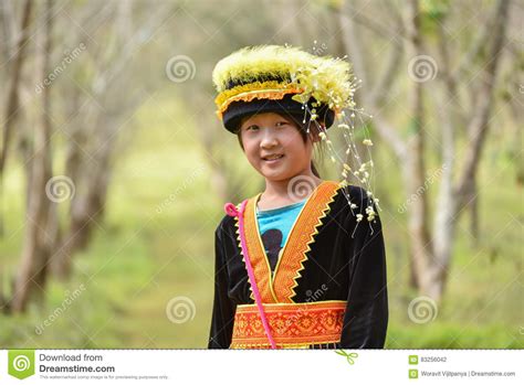 Hmong Hill Tribe Young Woman Editorial Photography - Image of chiangmai, girls: 83256042