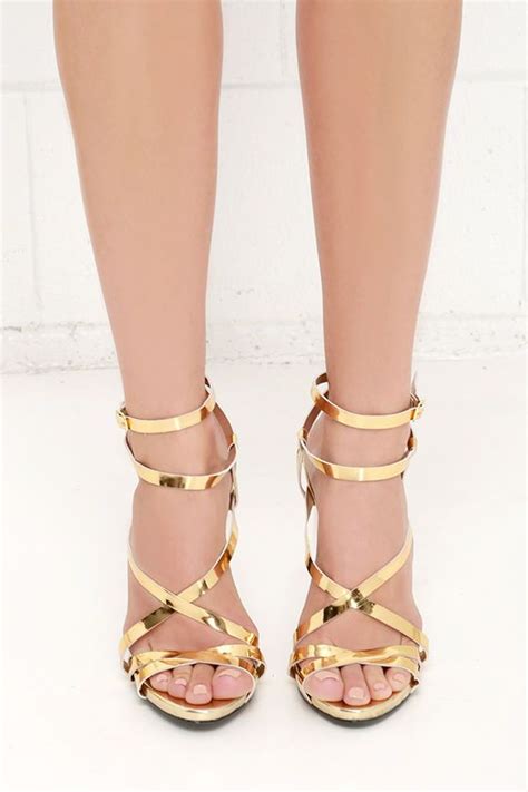 Lets Groove Tonight Gold Dress Sandals Gold Dress Sandals Dress