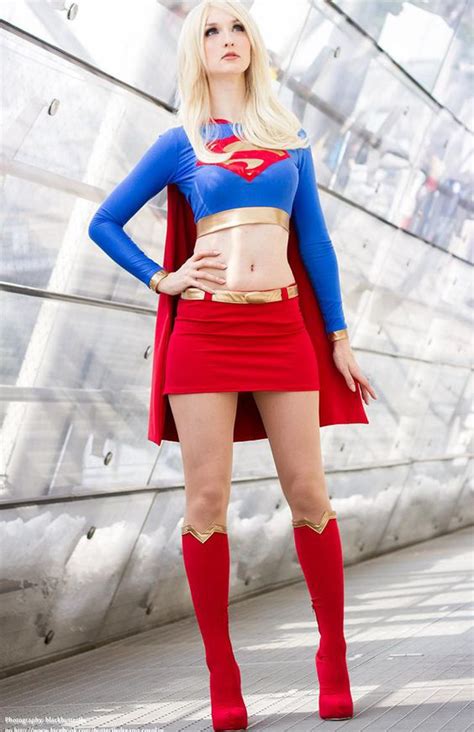 Sexy Tight Supergirl Cosplay Halloween Superhero Costume Spm Superhero Costumes
