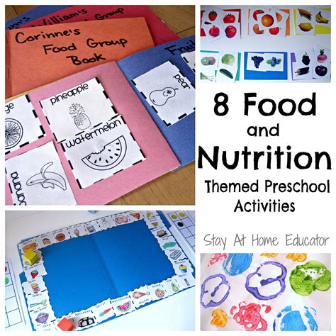 8 Food And Nutrition Themes Preschool Activities Stay At Home