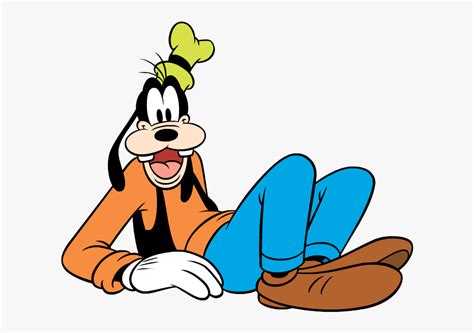 Goofy Laying Down Disney Free Transparent Clipart Clipartkey