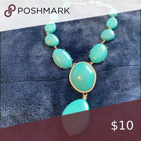 Turquoise Statement Necklace In Turquoise Statement Necklace