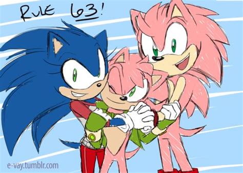 Sonic And Amy Their Daughter Gener Swap By E Vay Sonic The Hedgehog