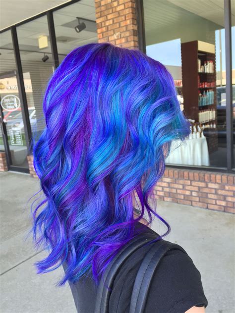 Mermaid Hair 💜 Mermaid Hair Hair Caramel Balayage Highlights