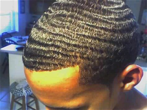 Deep waves with a short beard motions hair lotion for waves