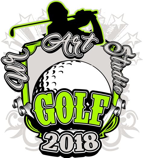 Golf 2018 T Shirt Vector Logo Design For Print