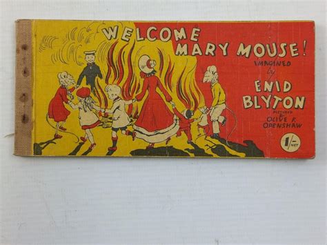 Welcome Mary Mouse Uk Blyton Enid Openshaw Olive F Books