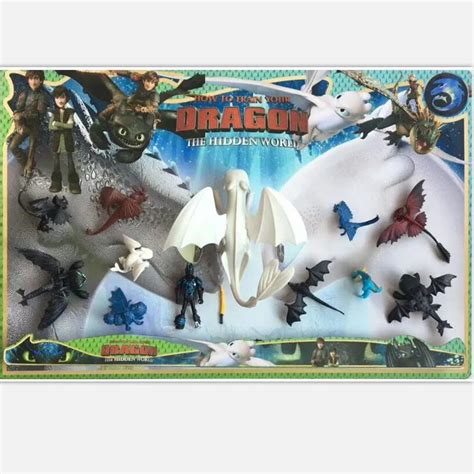 923cm How To Train Your Dragon Toothless Action Figure Light Fury