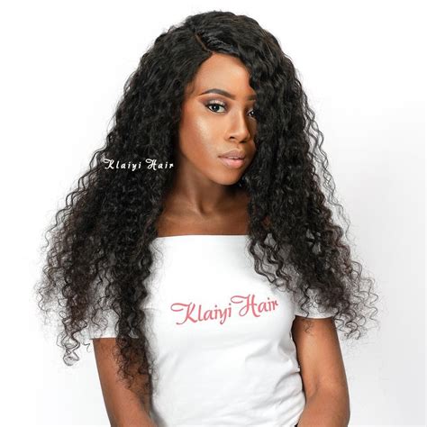 Klaiyi Hair 4pcspack Brazilian Deep Wave Human Hair Bundles 100 Huma