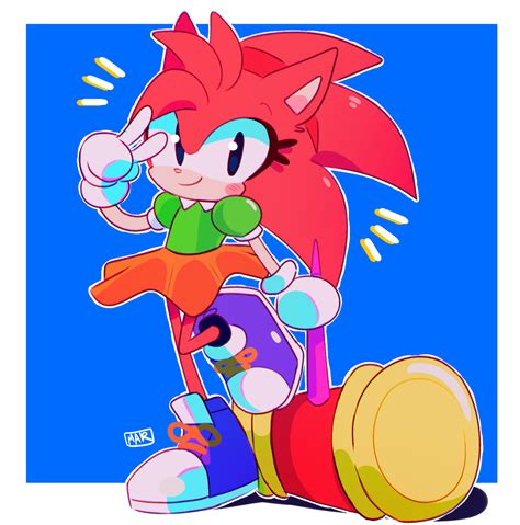 Mar 🌊 On Twitter Amy Rose Sonic The Hedgehog Fan Art