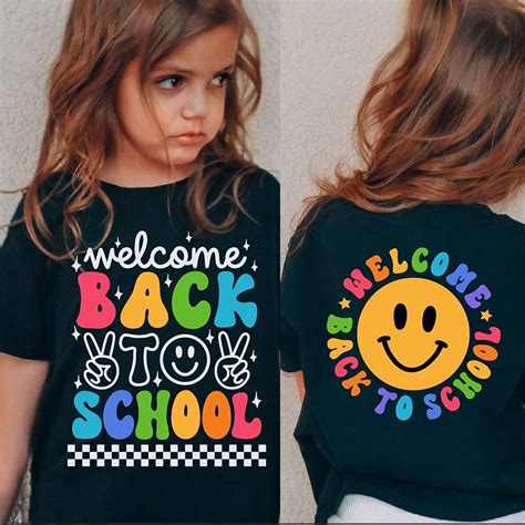 Welcome Back To School T Shirt Retro First Day Of School Shirt