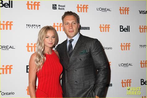 Photo Lily James Jai Courtney Are The Exception At Tiff Photo Just Jared
