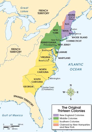 The 13 Colonies New England