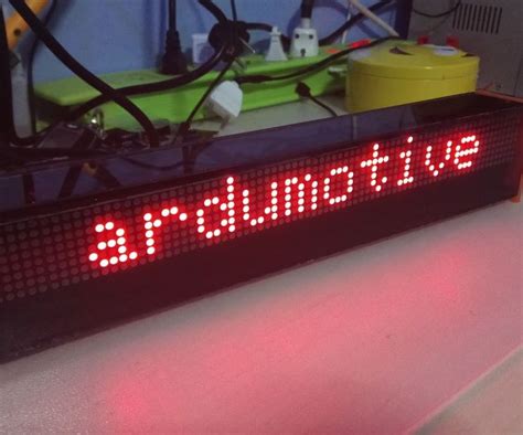 Diy Arduino Led Matrix Display 80x8 Px 6 Steps With Pictures
