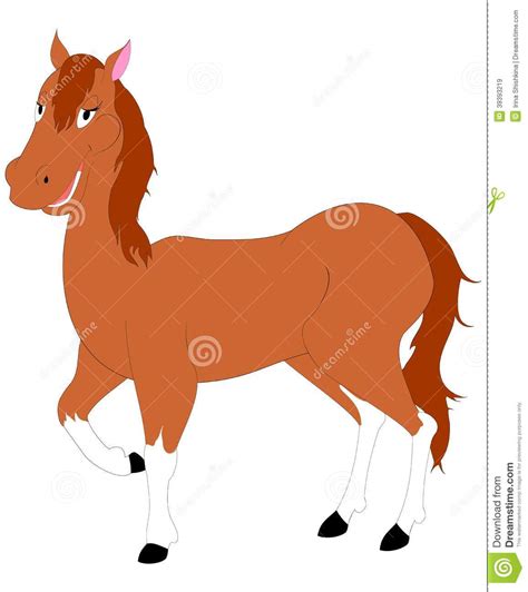 Cartoon Horse Stock Vector Image 39393219