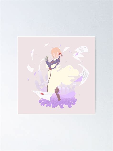 Violet Evergarden Minimalist Poster For Sale By Egrjhn Redbubble