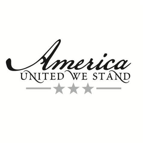 United We Stand Wall Decal