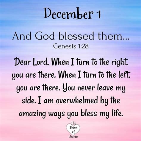 December 1~~j~ Genesis 128 December 1st Quotes December Quotes