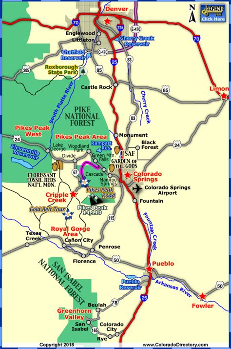 Map Colorado Springs Get Map Update