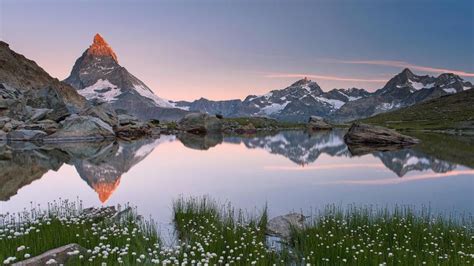 Matterhorn Reflected In Riffelsee Backiee