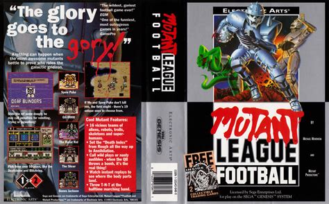 Ficha Técnica De Mutant League Football Para Sega Mega Drive Genesis
