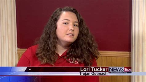 Trojan Talk W Lori Tucker Troy Trojanvision News Youtube