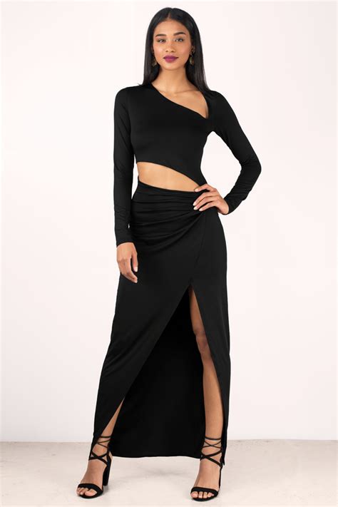Sexy Black Maxi Dress Cut Out Dress Black Dress Maxi Dress 20 Tobi Us