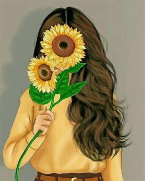 Sunflower Girl Aesthetic