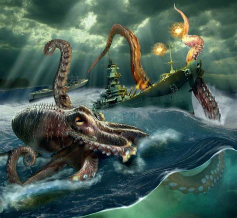 It Is Awaken By Sophia M On Deviantart Kraken Kraken Art Octopus