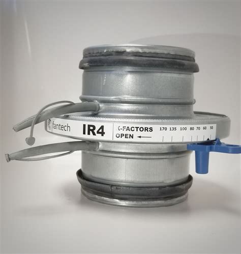 Iris Damper 4 Pvc Radon Airflow Control Pds Radon Supply