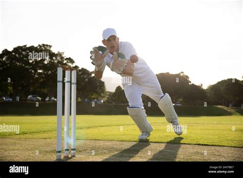 Pitch Stumps Hi Res Stock Photography And Images Alamy