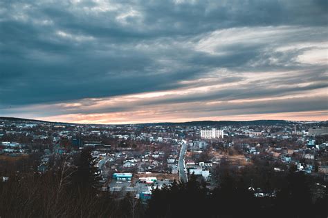 Cold City In Gloomy Evening · Free Stock Photo