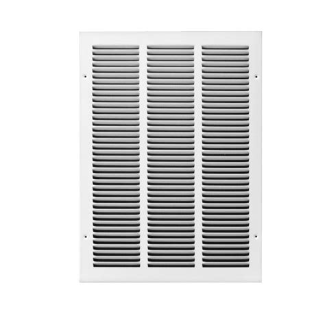 Truaire 16 In X 20 In White Return Air Grille H170 16x20 The Home Depot