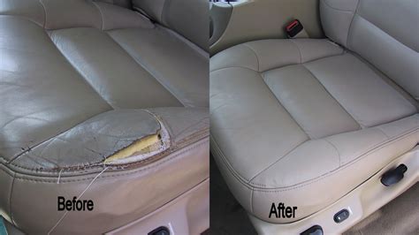 Marvelous Auto Interior Restoration 1 Repair Leather Car Seat