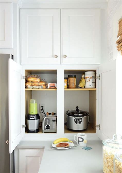 A kitchen appliance garage is basically a small cabinet that can be opened when you need to use one of your appliances. Appliance Garage YHL Podcast #138 (With images) | Best ...