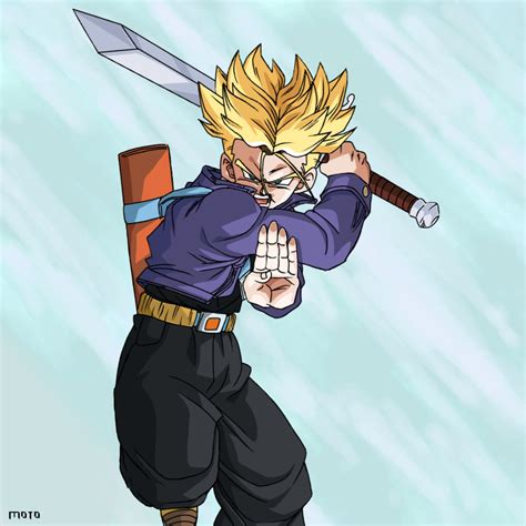 Super Sayian Future Trunks By Fpsmoto On Deviantart